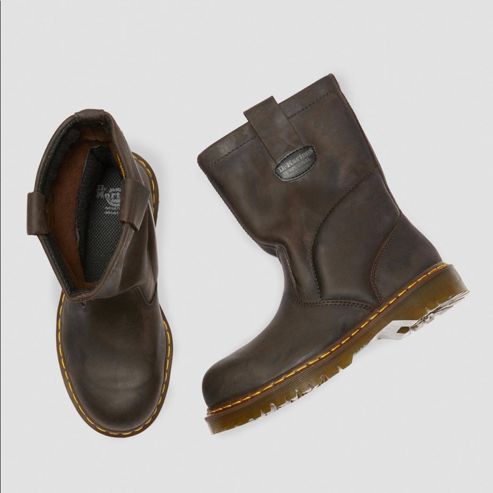 Dr. marten steel toe work boot men’s US 9 UK 8